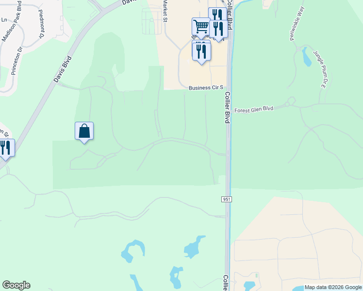 map of restaurants, bars, coffee shops, grocery stores, and more near 3830 Sawgrass Way in Naples