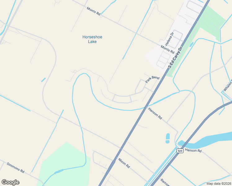 map of restaurants, bars, coffee shops, grocery stores, and more near 4406 Park Bend in Harlingen