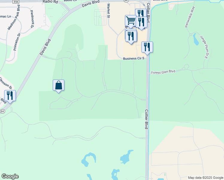 map of restaurants, bars, coffee shops, grocery stores, and more near 3810 Sawgrass Way in Naples