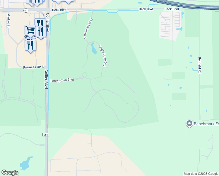 map of restaurants, bars, coffee shops, grocery stores, and more near 3973 Bishopwood Court East in Naples