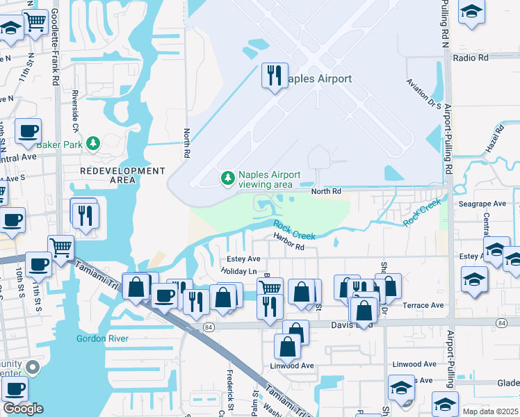 map of restaurants, bars, coffee shops, grocery stores, and more near in Naples