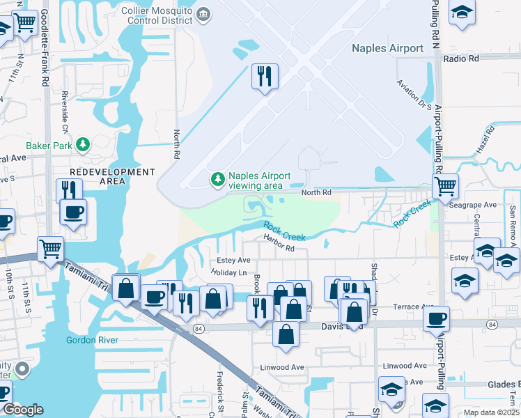 map of restaurants, bars, coffee shops, grocery stores, and more near in Naples