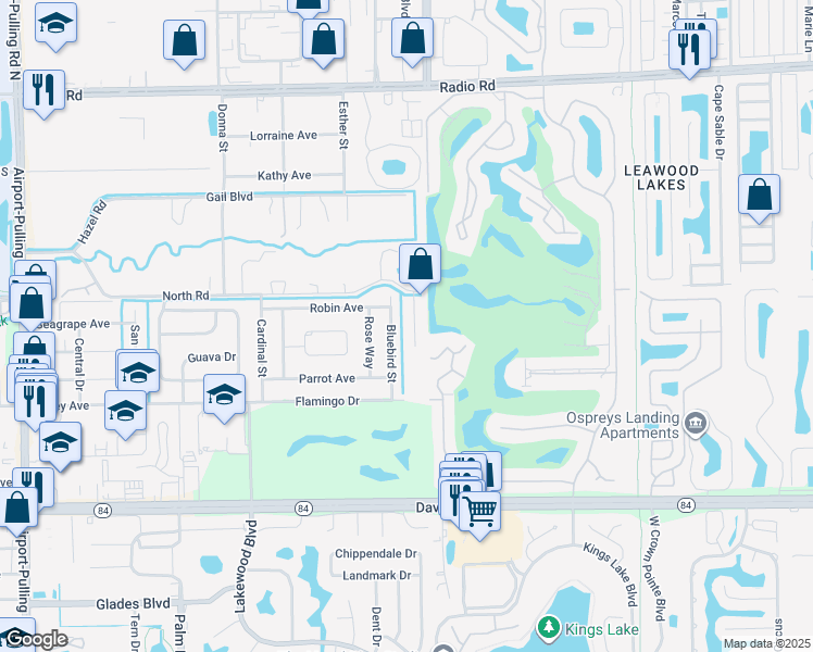 map of restaurants, bars, coffee shops, grocery stores, and more near 916 Hidden Terrace Road in Naples