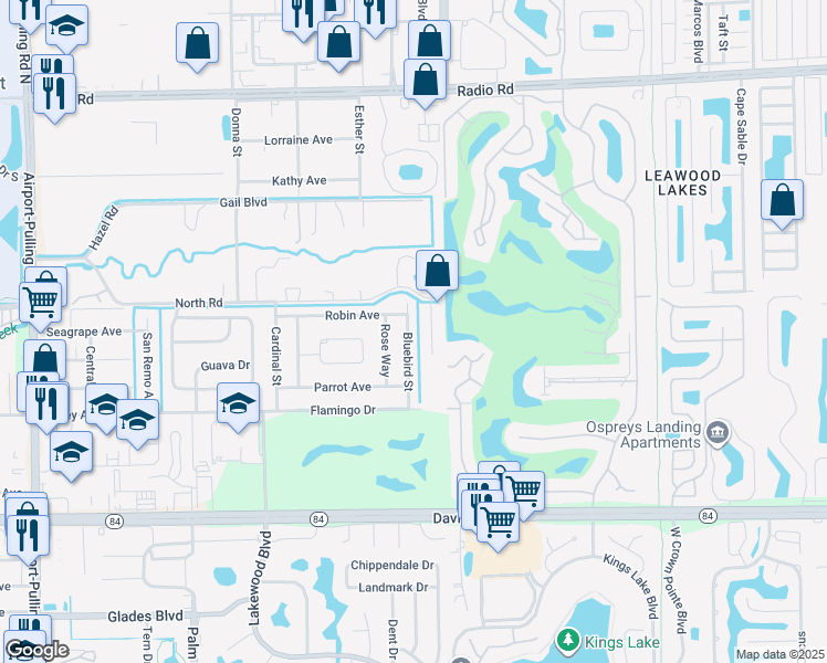 map of restaurants, bars, coffee shops, grocery stores, and more near 916 Hidden Terrace Road in Naples