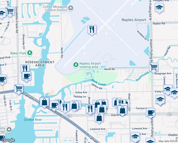 map of restaurants, bars, coffee shops, grocery stores, and more near in Naples