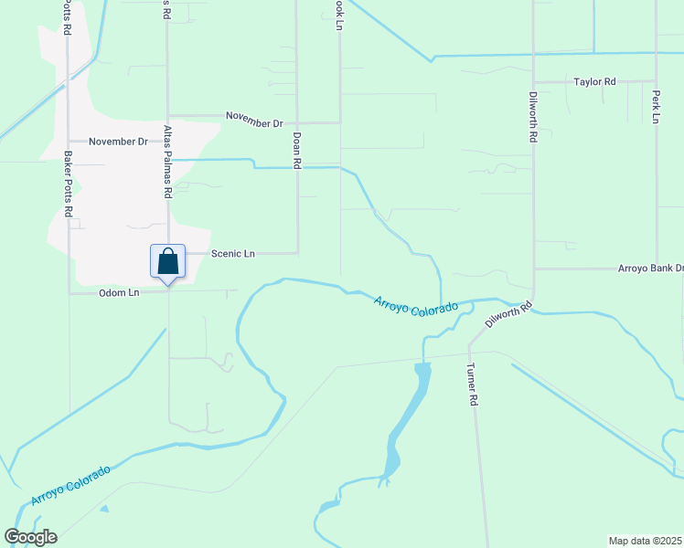 map of restaurants, bars, coffee shops, grocery stores, and more near 28499 Cook Ln in Harlingen