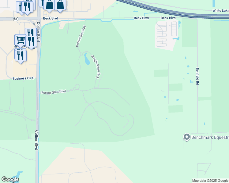 map of restaurants, bars, coffee shops, grocery stores, and more near 3916 Forest Glen Boulevard in Naples