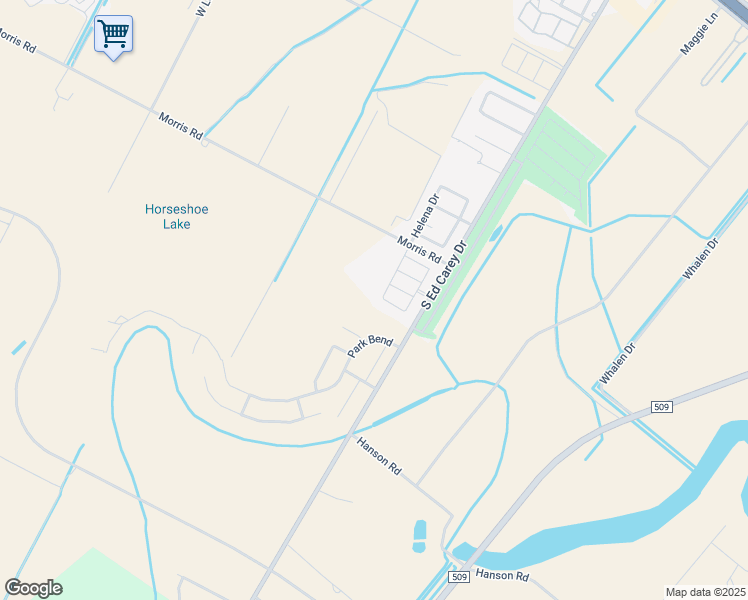 map of restaurants, bars, coffee shops, grocery stores, and more near 4640 Magnolia Point in Harlingen