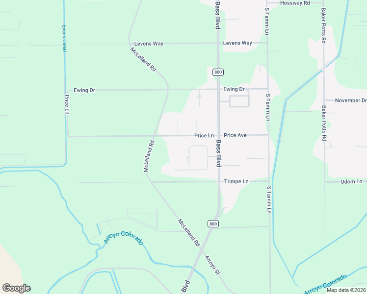 map of restaurants, bars, coffee shops, grocery stores, and more near 14854-14966 Price Ave in Harlingen