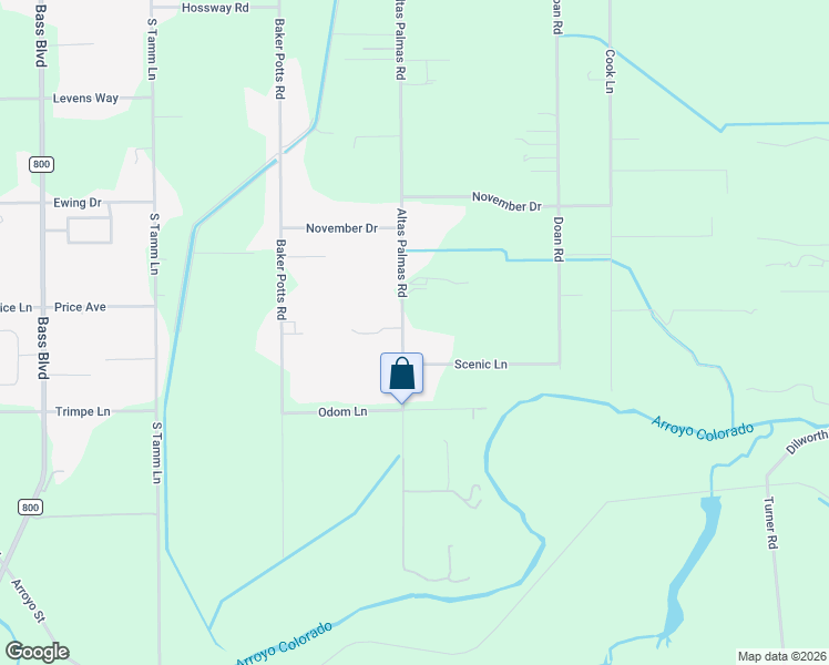 map of restaurants, bars, coffee shops, grocery stores, and more near 28419 S Altas Palmas Rd in Harlingen