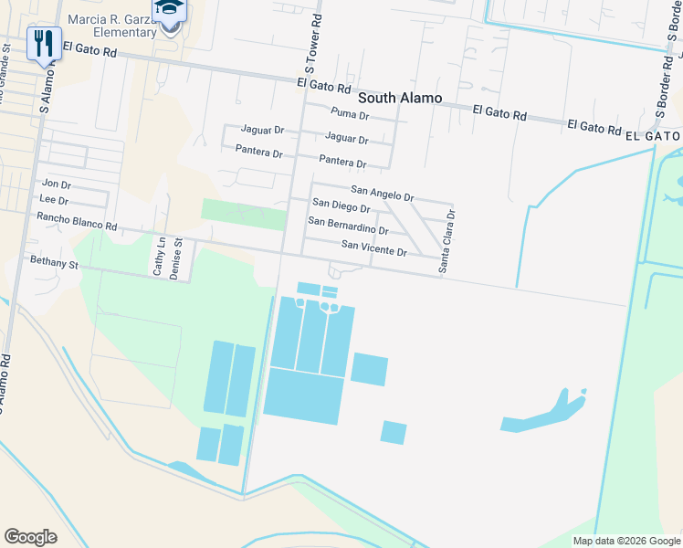 map of restaurants, bars, coffee shops, grocery stores, and more near 321 Rancho Blanco Road in Alamo