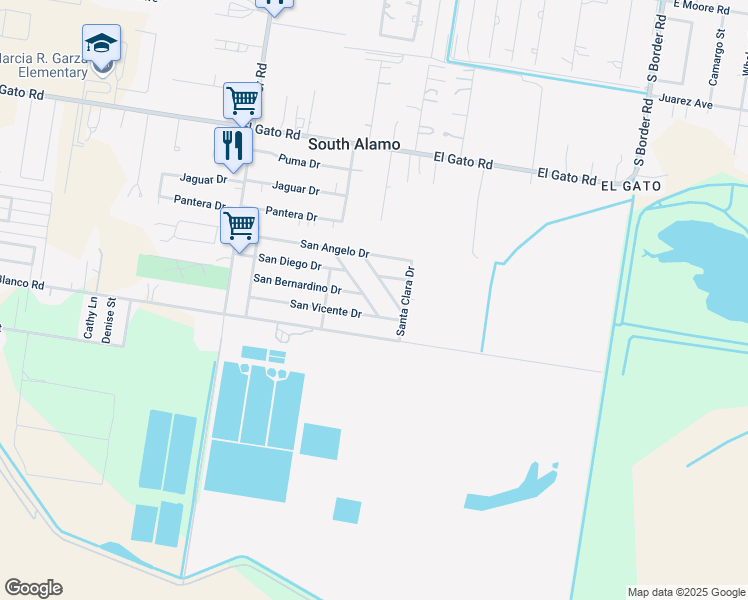 map of restaurants, bars, coffee shops, grocery stores, and more near 1426 San Carlos Drive in Alamo