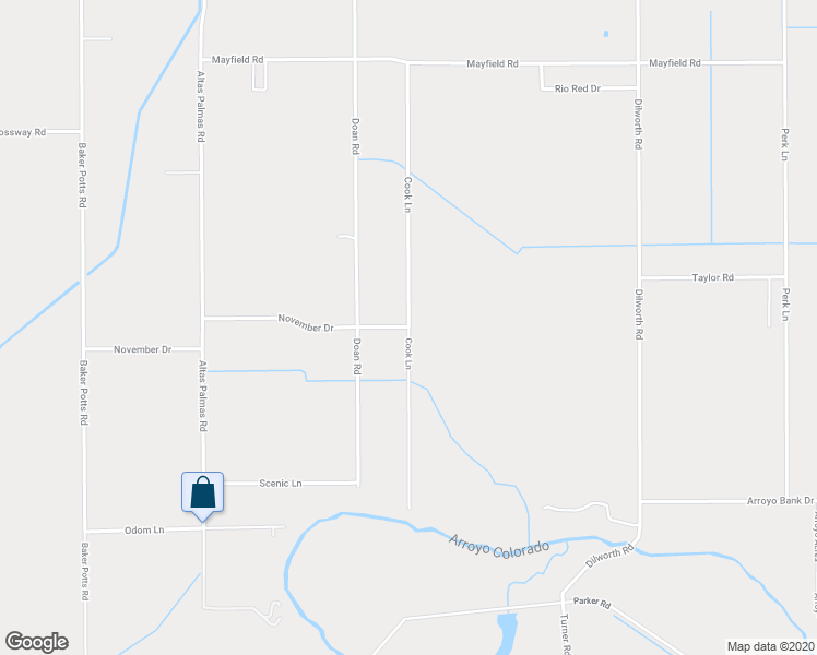map of restaurants, bars, coffee shops, grocery stores, and more near 27923 Cook Lane in Harlingen