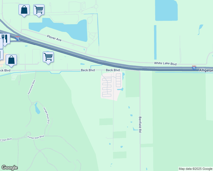 map of restaurants, bars, coffee shops, grocery stores, and more near 3180 Beck Boulevard in Naples