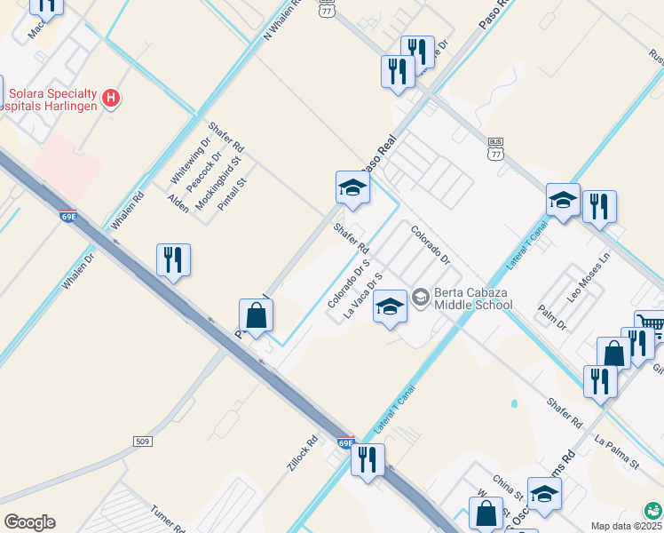 map of restaurants, bars, coffee shops, grocery stores, and more near 349 Helen Moore Road in San Benito