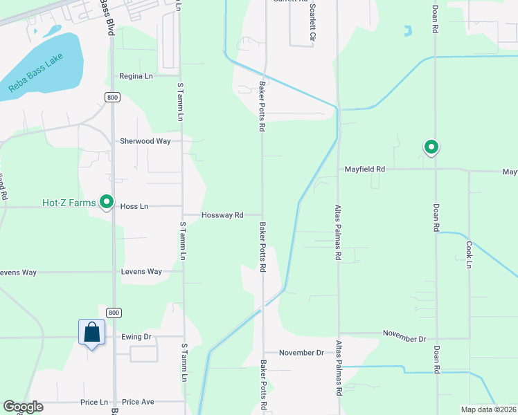 map of restaurants, bars, coffee shops, grocery stores, and more near 27584 Baker Potts Road in Harlingen