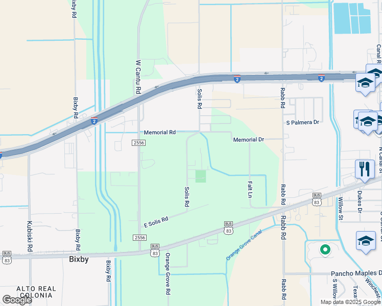 map of restaurants, bars, coffee shops, grocery stores, and more near in Solis