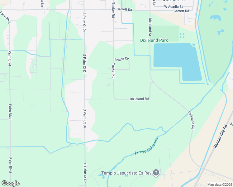 map of restaurants, bars, coffee shops, grocery stores, and more near 135 Dixieland Road in Harlingen