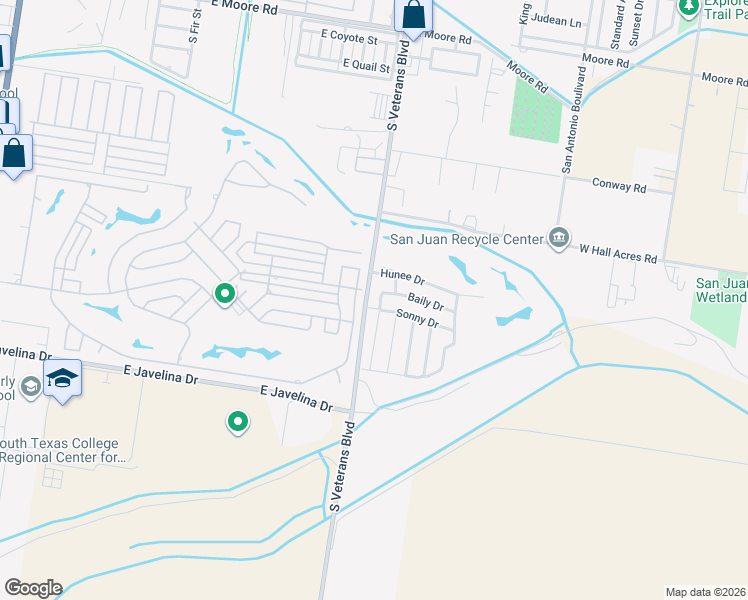 map of restaurants, bars, coffee shops, grocery stores, and more near 2716 Faith Drive in San Juan