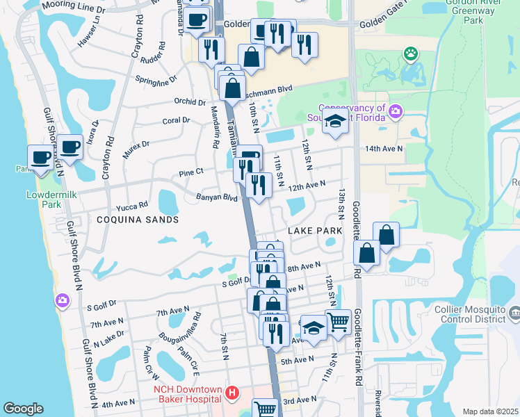 1100 Tamiami Trail North, Naples FL - Walk Score