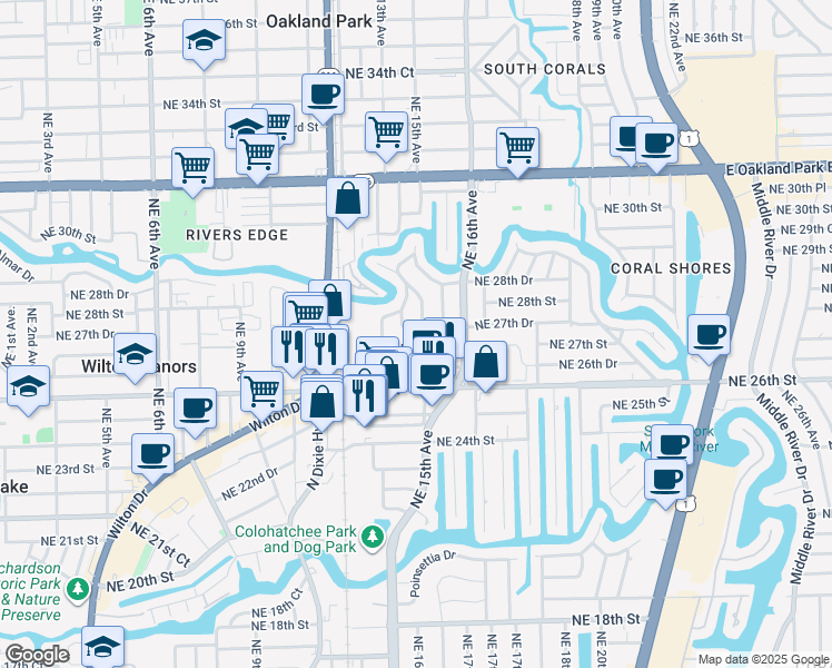 1440 Northeast 27th Drive, Wilton Manors FL Walk Score