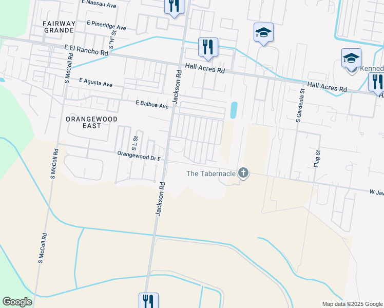 map of restaurants, bars, coffee shops, grocery stores, and more near 3902 South Radisson Avenue in Pharr