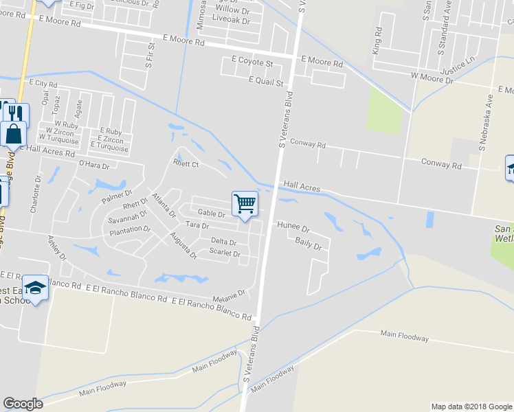 map of restaurants, bars, coffee shops, grocery stores, and more near 1515 New Orleans Cir in Pharr