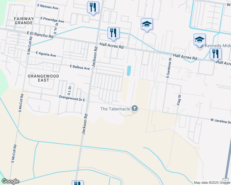 map of restaurants, bars, coffee shops, grocery stores, and more near 3801 Sheraton Avenue in Pharr