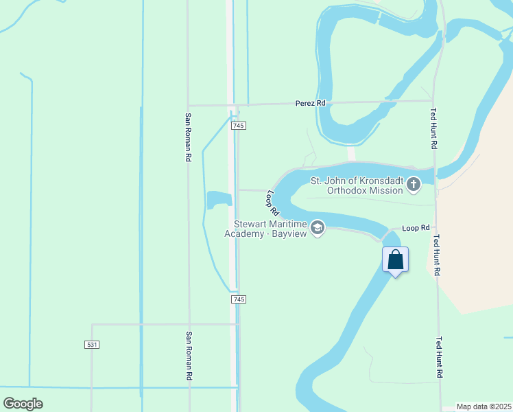 map of restaurants, bars, coffee shops, grocery stores, and more near 39436 Loop Road in Los Fresnos