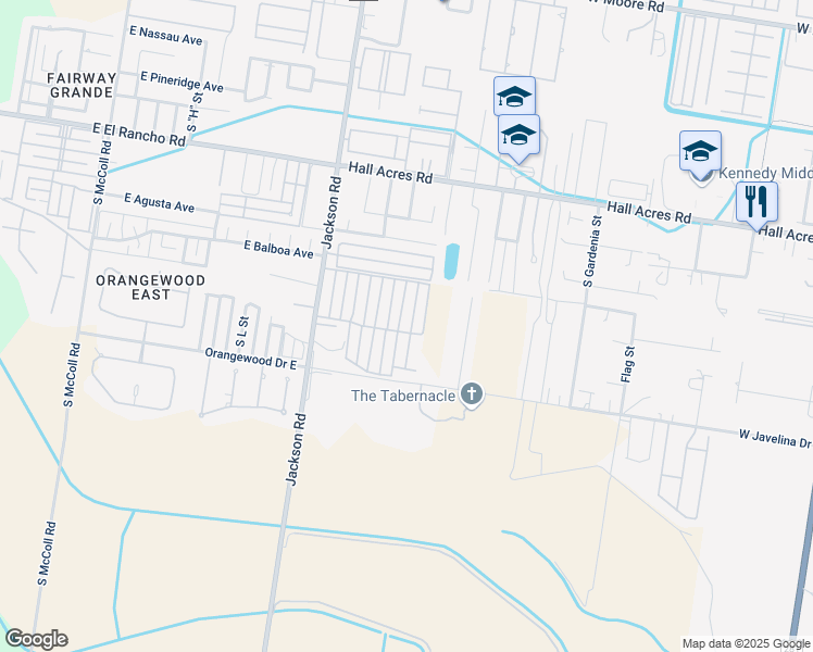 map of restaurants, bars, coffee shops, grocery stores, and more near 3801 Sheraton Avenue in Pharr