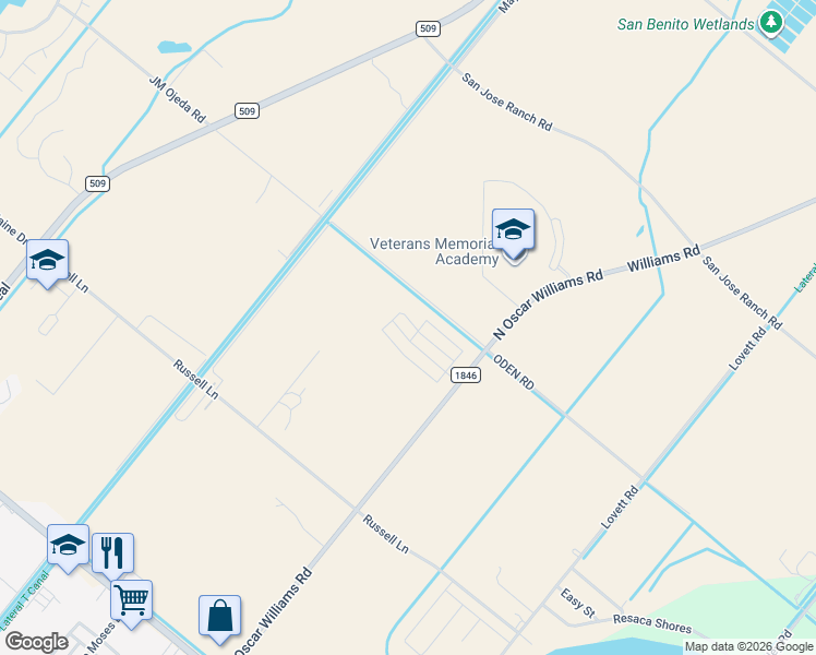 map of restaurants, bars, coffee shops, grocery stores, and more near 330 Hunter's Ridge in San Benito