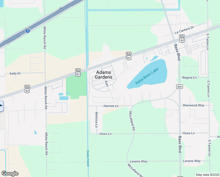map of restaurants, bars, coffee shops, grocery stores, and more near 647 Iowa Street in La Feria