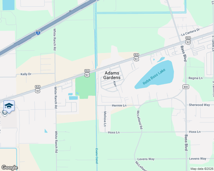 map of restaurants, bars, coffee shops, grocery stores, and more near 341-365 Illinois St in Harlingen