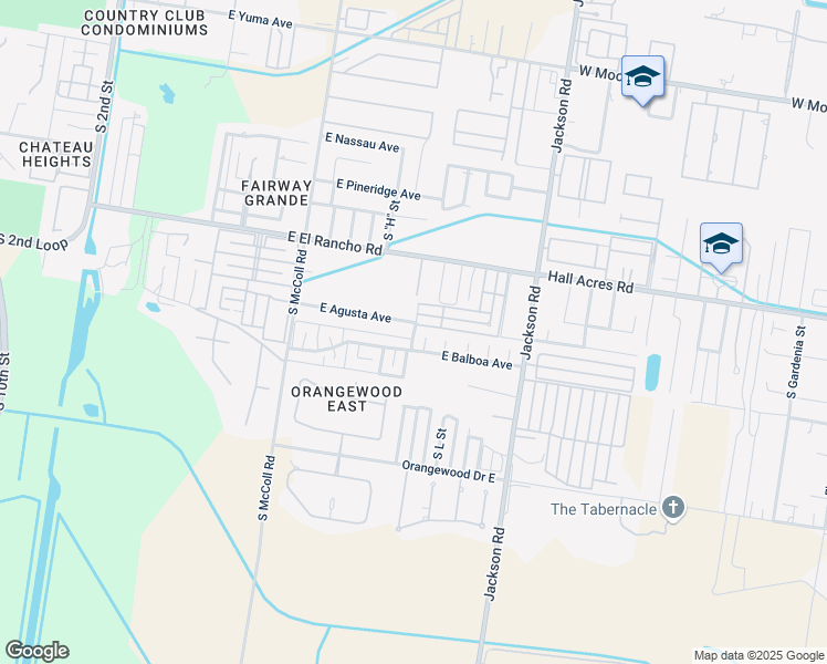 map of restaurants, bars, coffee shops, grocery stores, and more near 3551 South McColl Road in McAllen