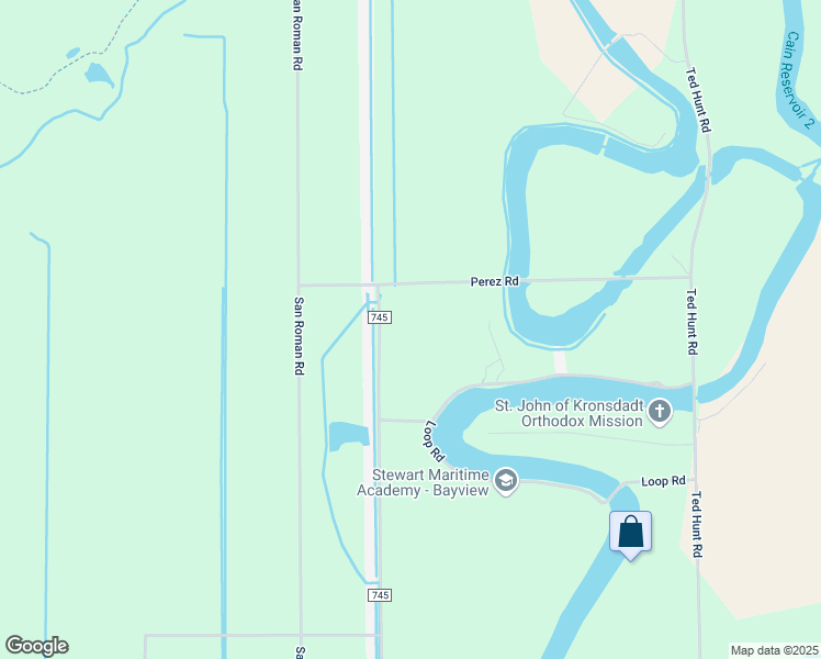 map of restaurants, bars, coffee shops, grocery stores, and more near 2 San Roman Road in Los Fresnos