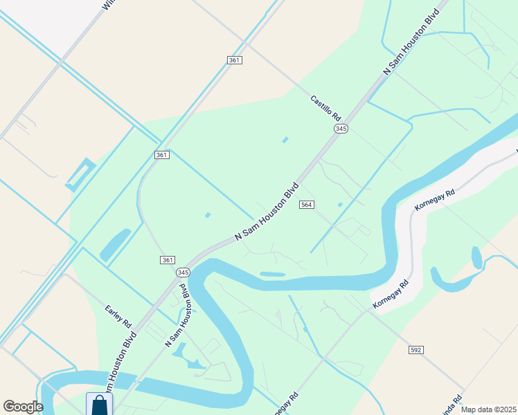 map of restaurants, bars, coffee shops, grocery stores, and more near 27000 Texas 345 in San Benito