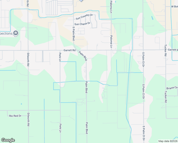 map of restaurants, bars, coffee shops, grocery stores, and more near 27055 Palm Boulevard in Harlingen