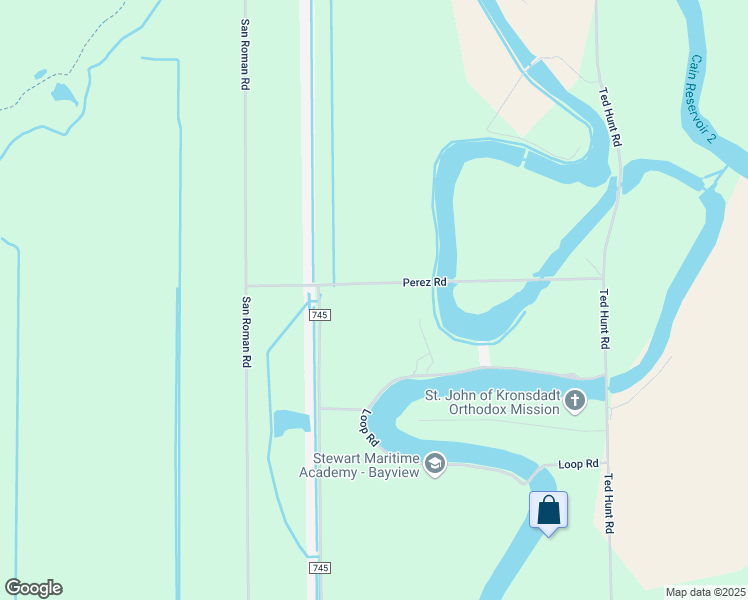 map of restaurants, bars, coffee shops, grocery stores, and more near 2 San Roman Road in Los Fresnos