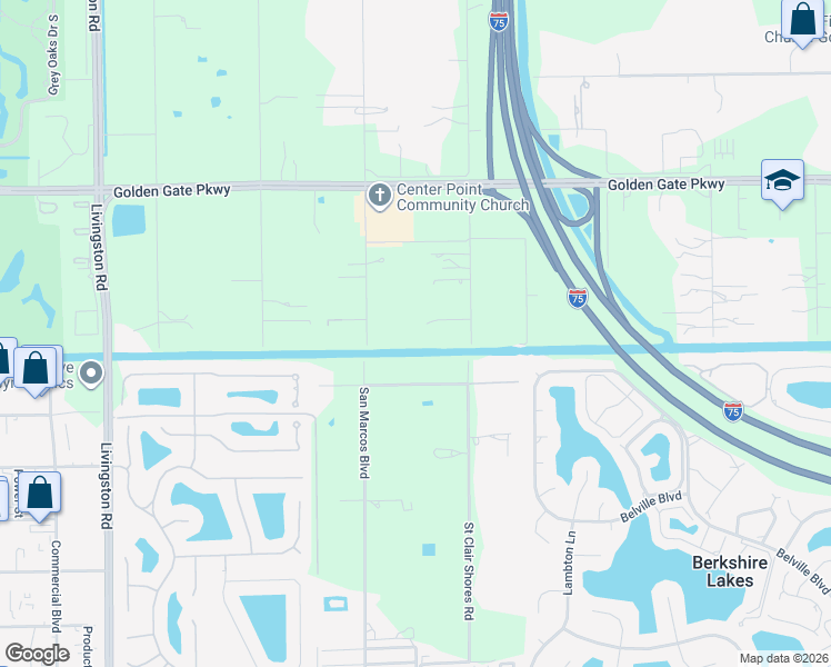 map of restaurants, bars, coffee shops, grocery stores, and more near 3280 66th Street Southwest in Naples