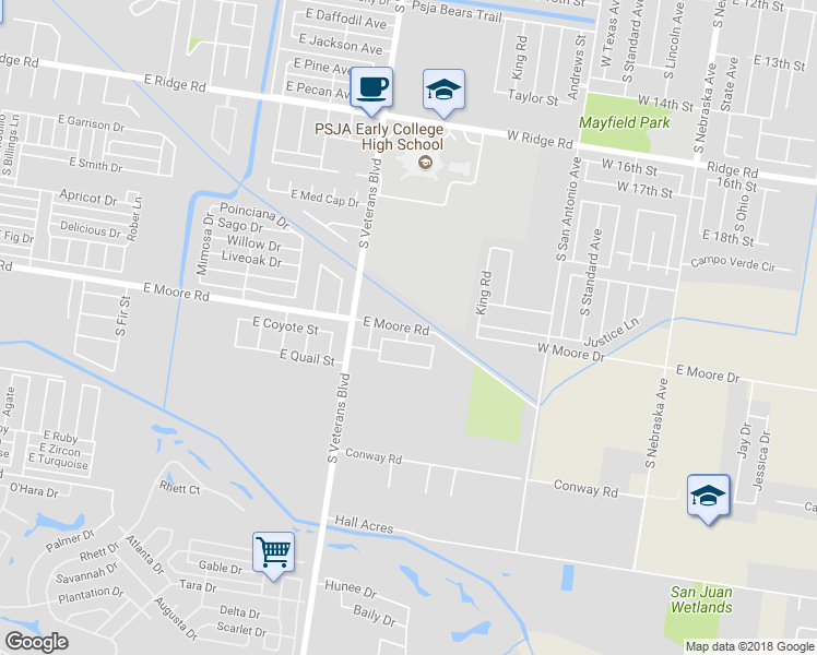 map of restaurants, bars, coffee shops, grocery stores, and more near 717 Oliverio Avenue in San Juan