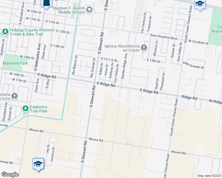 map of restaurants, bars, coffee shops, grocery stores, and more near 703 Ridge Road in San Juan