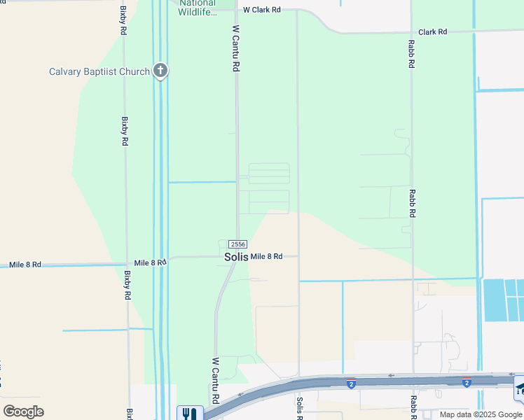 map of restaurants, bars, coffee shops, grocery stores, and more near 22556 Mile 8 Road in La Feria