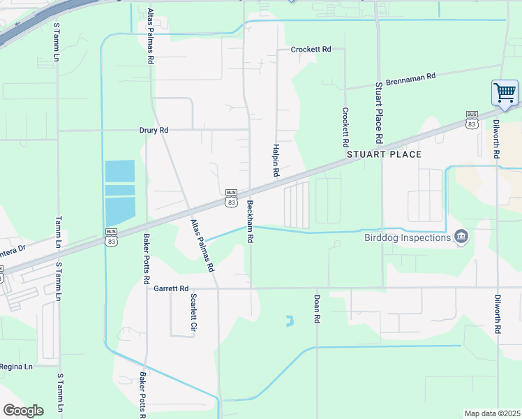 map of restaurants, bars, coffee shops, grocery stores, and more near 7901 U.S. 83 Business in Harlingen