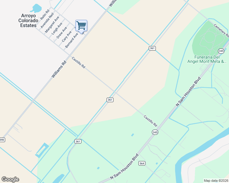 map of restaurants, bars, coffee shops, grocery stores, and more near 26181 Castillo Road in San Benito