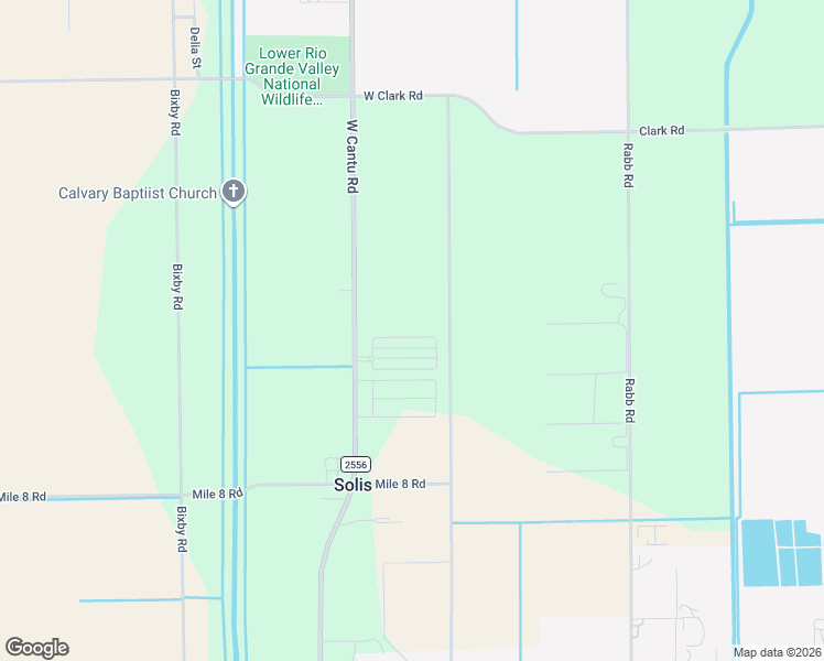 map of restaurants, bars, coffee shops, grocery stores, and more near 2400 Solis Road in La Feria