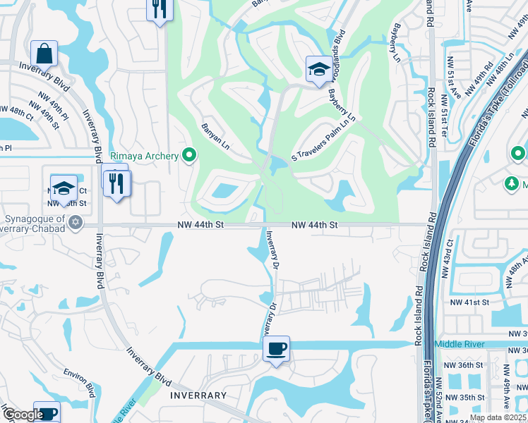 map of restaurants, bars, coffee shops, grocery stores, and more near in Fort Lauderdale