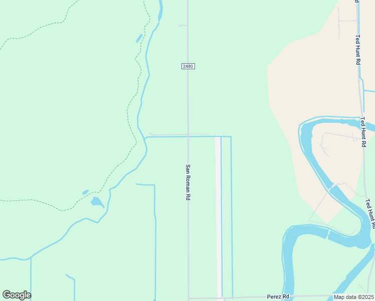 map of restaurants, bars, coffee shops, grocery stores, and more near 25296 San Roman Road in Los Fresnos