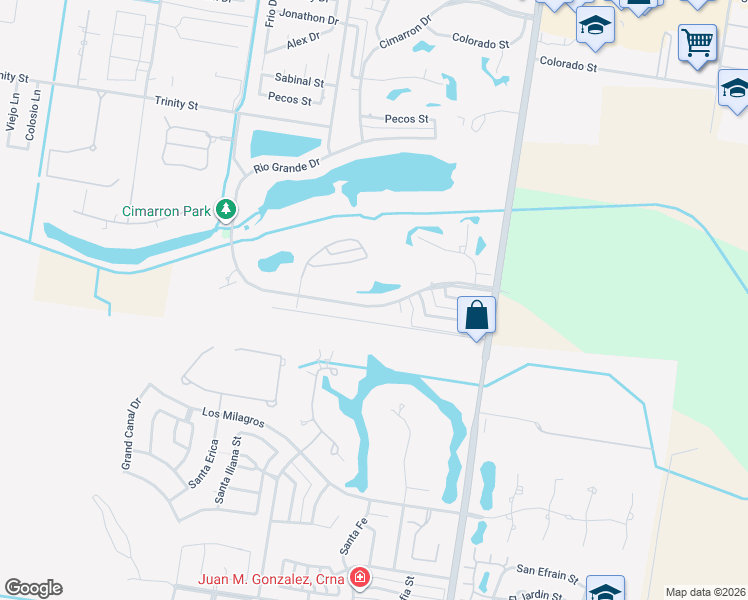 map of restaurants, bars, coffee shops, grocery stores, and more near 922 Rio Grande Drive in Mission