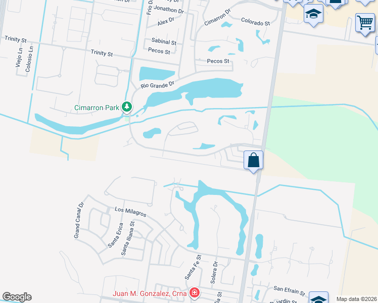 map of restaurants, bars, coffee shops, grocery stores, and more near 918 Rio Grande Drive in Mission