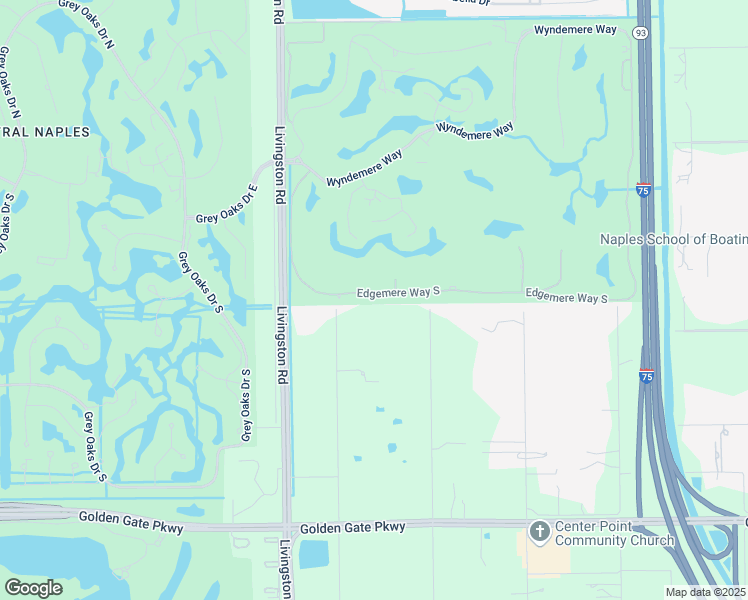 map of restaurants, bars, coffee shops, grocery stores, and more near 153 Edgemere Way South in Naples